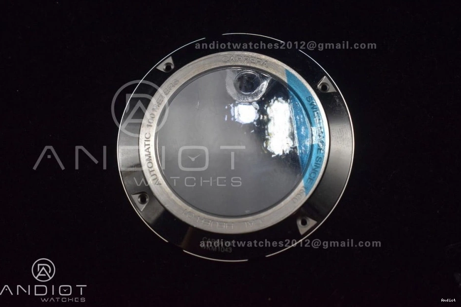 A SS Chrono 1:1 389 SS 01 Calibre Dial XF ZeroBulk on Bracelet Heuer Black Edition Strap Best 0820